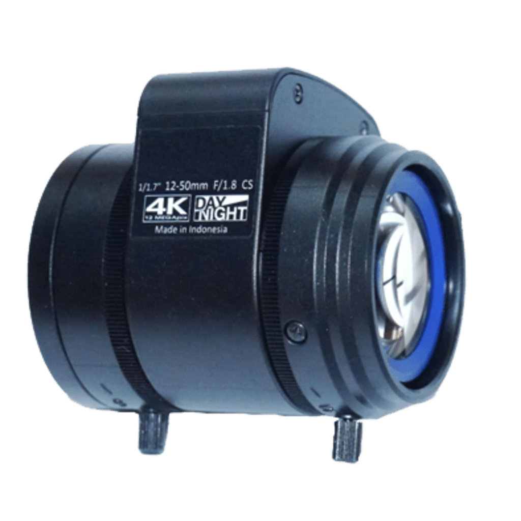 Lente Varifocal 12MP de 12 a 50mm / CS-MOUNT 1/1.8" / Dia/Noche / DC-IRIS